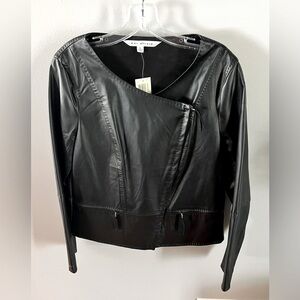 Max Studio Women's Faux Leather Jacket